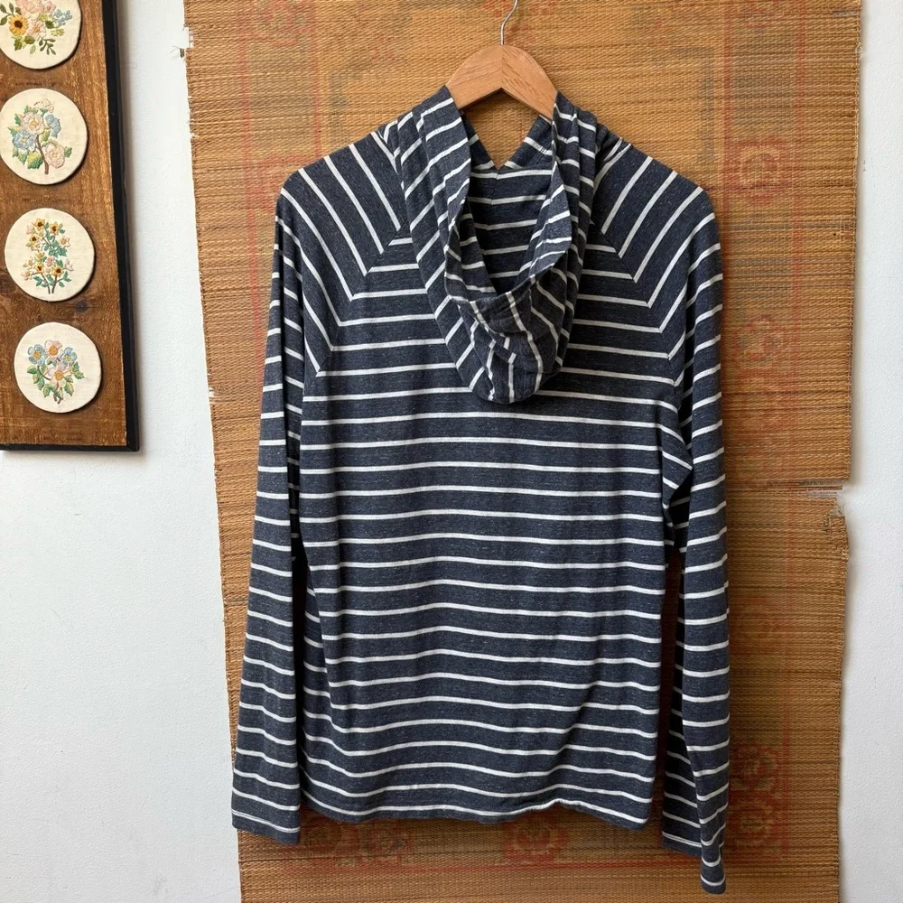 Banana Republic Striped Hoodie Shirt